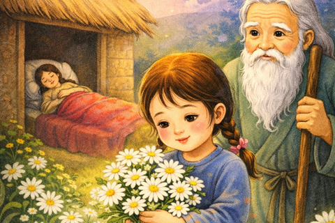 TRUYỆN SỰ TÍCH BÔNG CÚC TRẮNG