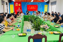 TRƯỜNG MẦM NON HỢP THANH TỔ CHỨC HỌP PHỤ HUYNH ĐẦU NĂM HỌC