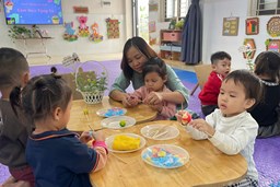 HĐ STEAM LÀM GIỎ HOA LỚP 3TC1