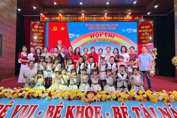 HỘI THI VŨ ĐIỆU THỂ THAO MĂNG NON XÃ MỸ ĐỨC